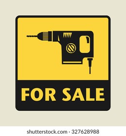 For Sale icon or sign, vector illustration