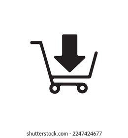 Verkaufssymbol, Symbol speichern, Vektorgrafik