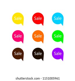 sale icon. vector