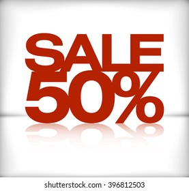 Sale icon, vector