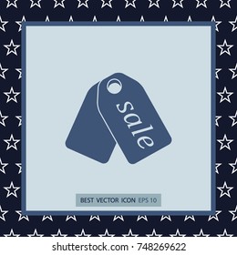 Sale icon, vector icon