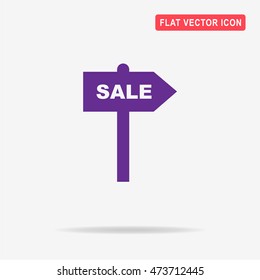 Sale icon. Vector concept illustration for design.