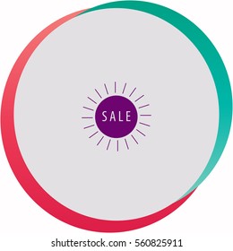 Sale  icon. Vector design.
