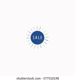 Sale  icon Vector design. Colored illustration.