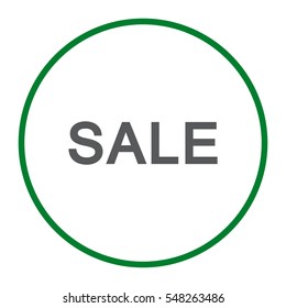 Sale Icon Vector flat design style