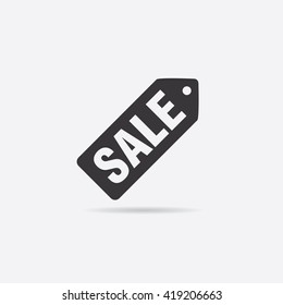 sale icon vector tag