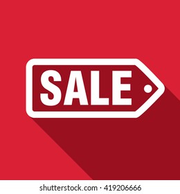 sale icon vector tag