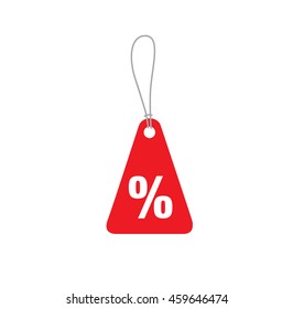 Sale icon vector tag