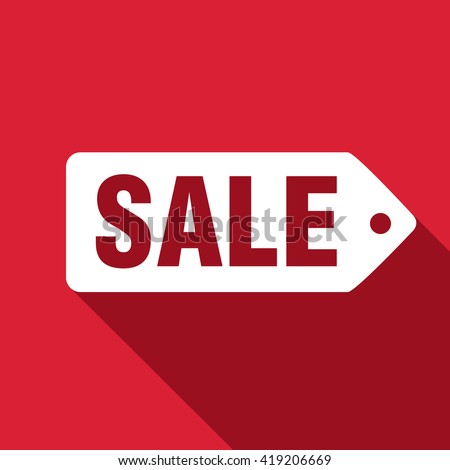 sale icon vector tag