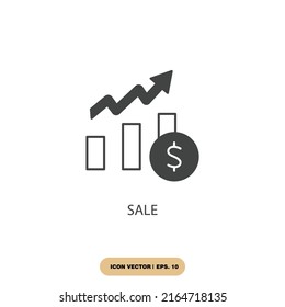 sale icons  symbol vector elements for infographic web