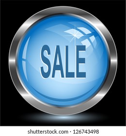 Sale. Internet button. Vector illustration.