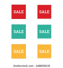 Sale label. banner background. Vector
