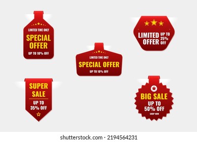 Oferta caliente vectorial de fondo de la etiqueta de venta. marco de descuento