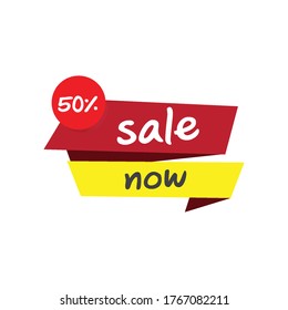 sale label sale banner template vector