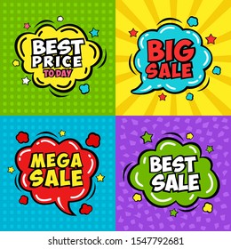 Sale Label Collection vector Design