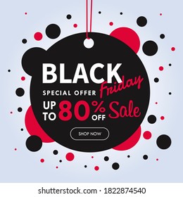 Sale label design to make a promotion for BlackFriday at the end of the year.