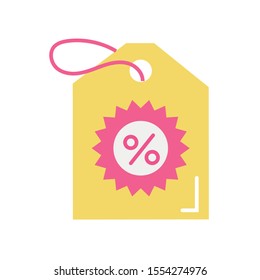 Sale label design, Shopping Commerce market store retail paying and buying theme Vector illustration