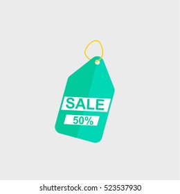  sale label flat icon illustration isolated vector sign symbol