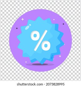 Sale label icon design vector
