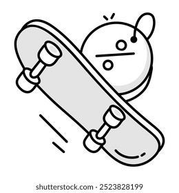 Sale label icon in drawing style 

