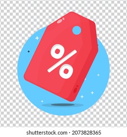 Sale label icon on blank background