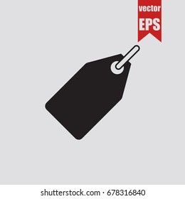 Sale label icon in trendy isolated on grey background.Vector illustration.