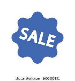 Sale label icon, Vector graphics