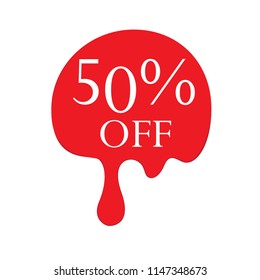 Sale label illustration
