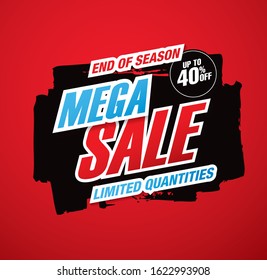 sale label layout design, vector illustration