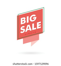 sale label merry christmas - sale special offer