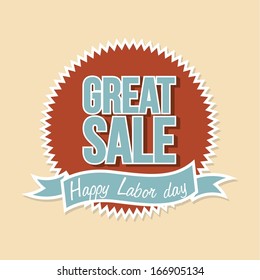 sale label over pink background vector illustration  