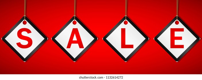 sale label red