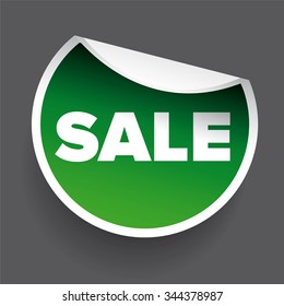 Sale label round circle