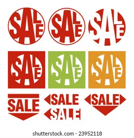Sale label set