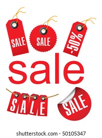 Sale label set