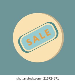 sale label sign sign.