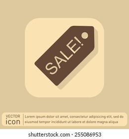 sale label sign sign.