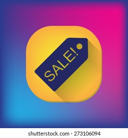 sale label sign sign.