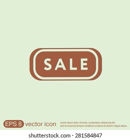 sale label sign sign.