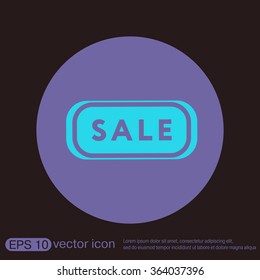 sale label sign sign.
