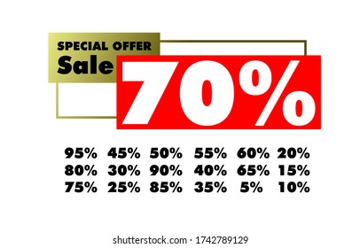 sale label sticker, icon or sign for marketing. Good use for business assets