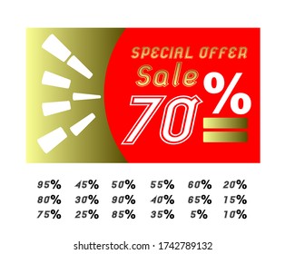 sale label sticker, icon or sign for marketing. Good use for business assets