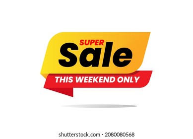 Sale Label Super Sale Vector