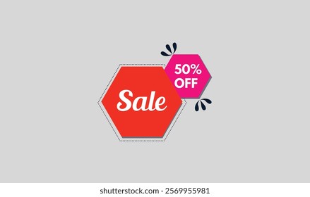 
Sale label tag design editable vector for use.