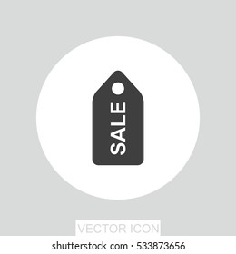 Sale label vector icon