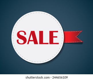 Sale Label . Vector Illustration