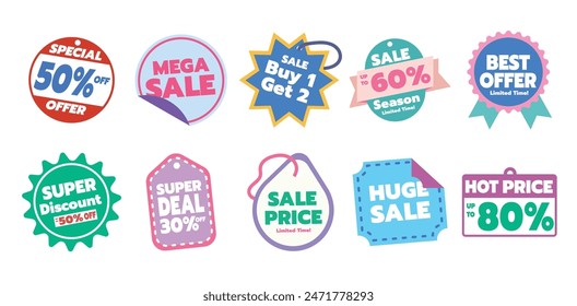 Venta Etiqueta Vector Set Colección