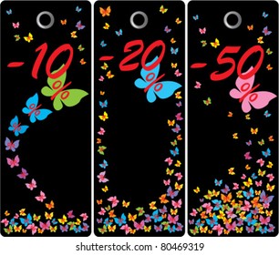 Sale labels concept