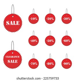 Sale labels set 