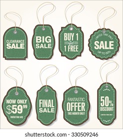 Sale labels set